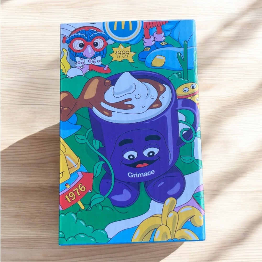 NEW Sealed McDonald's Grimace Glass 2024 Collection
